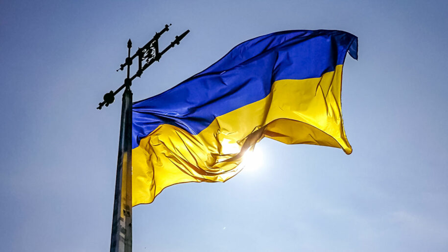 Flagge der Ukraine