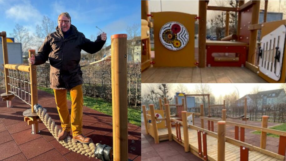 Inklusiver Spielplatz am Familienzentrum Purzelbaum