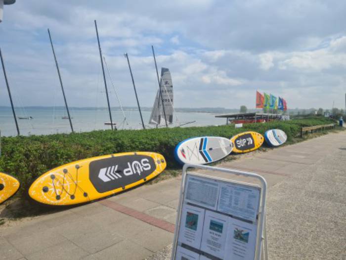 Wassersport an der Hohwachter Bucht, Surfbretter
